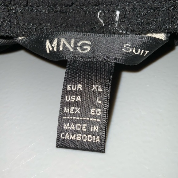 MNG Black Sheer Maxi Skirt Split On Both Sides Mini Skirt Large - Picture 9 of 9